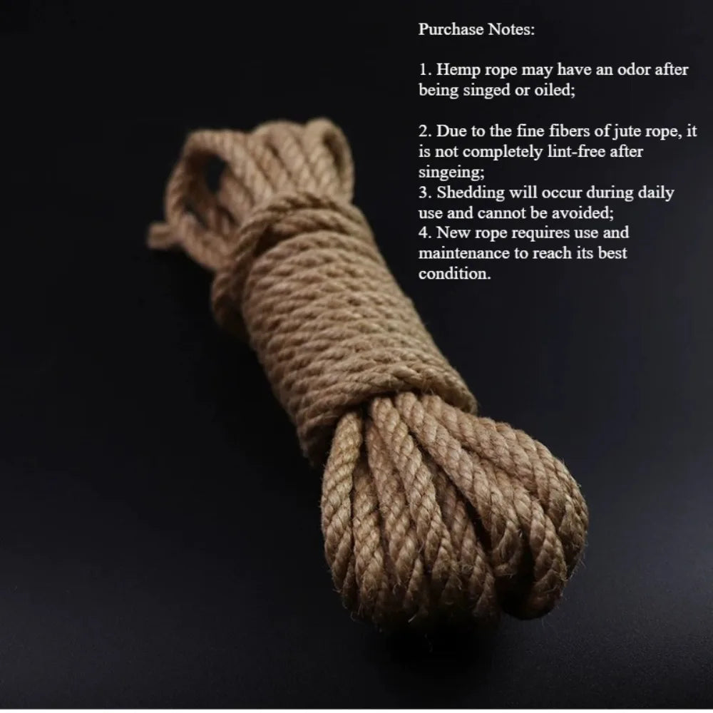 GIULIA | NATURAL JUTE BONDAGE ROPE