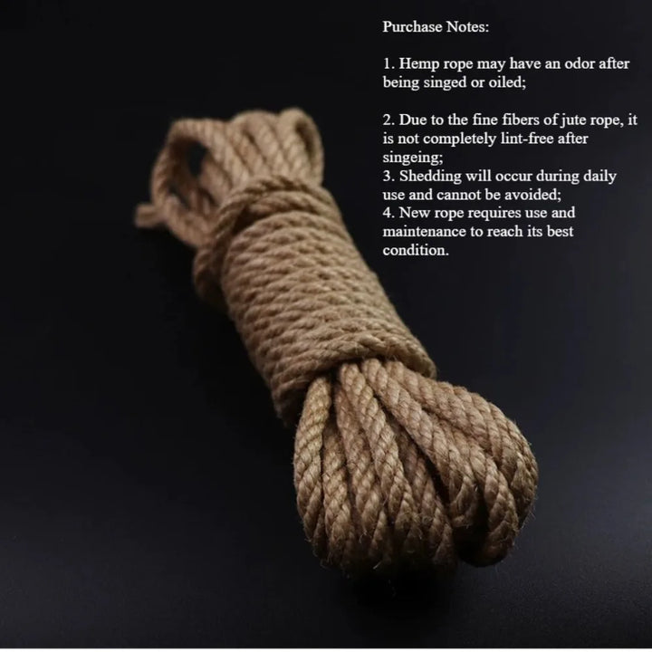 GIULIA | NATURAL JUTE BONDAGE ROPE