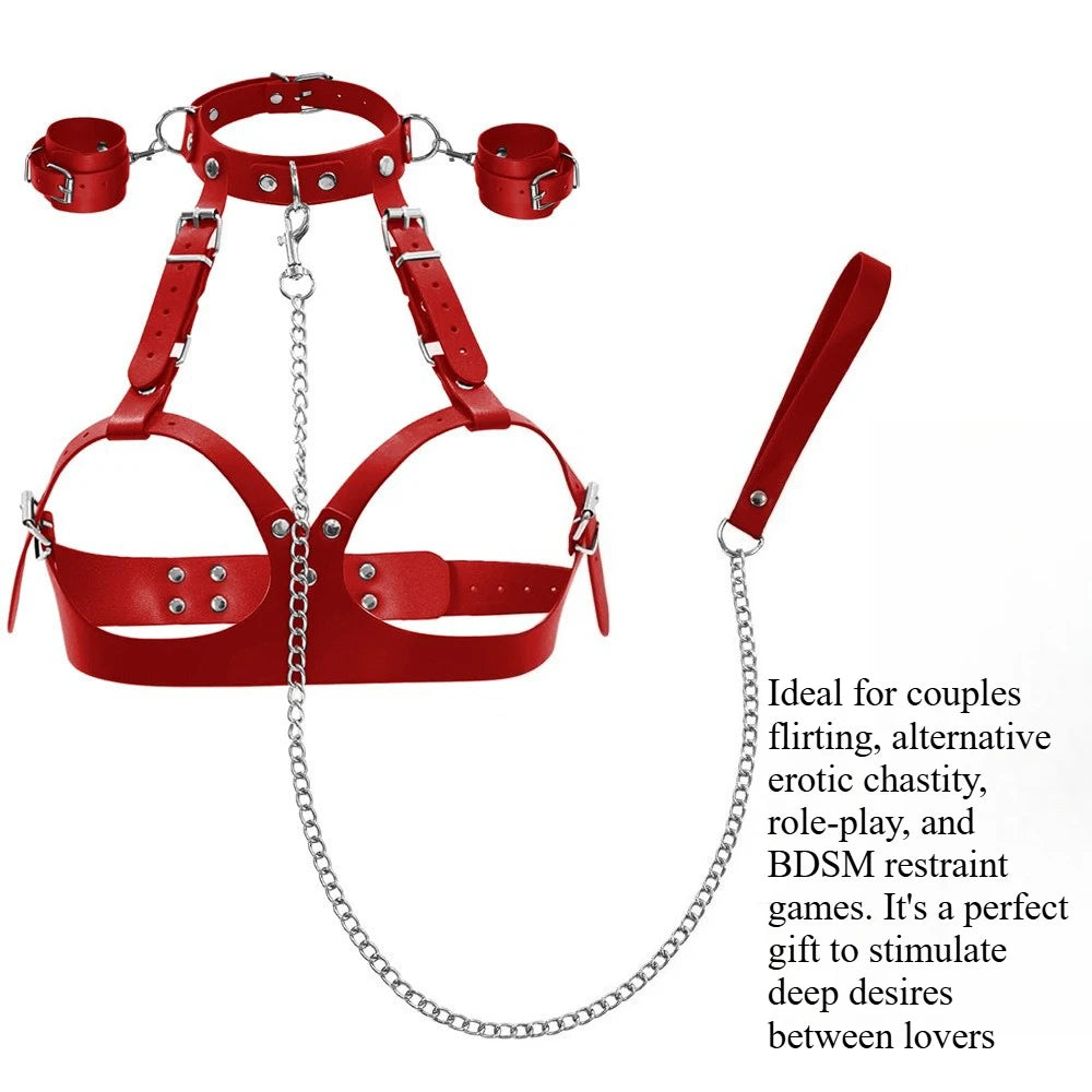 ELODIE | HARNESS BRA CUFF SET