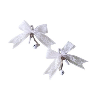 CAMILLE | LACE BOW NIPPLE CLAMPS