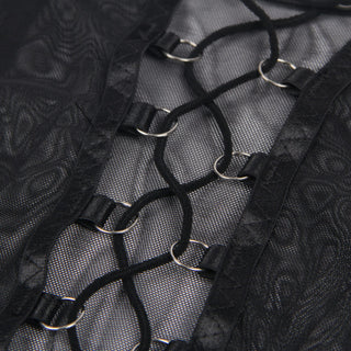 Close view of the YX868 mesh fabric and binding
